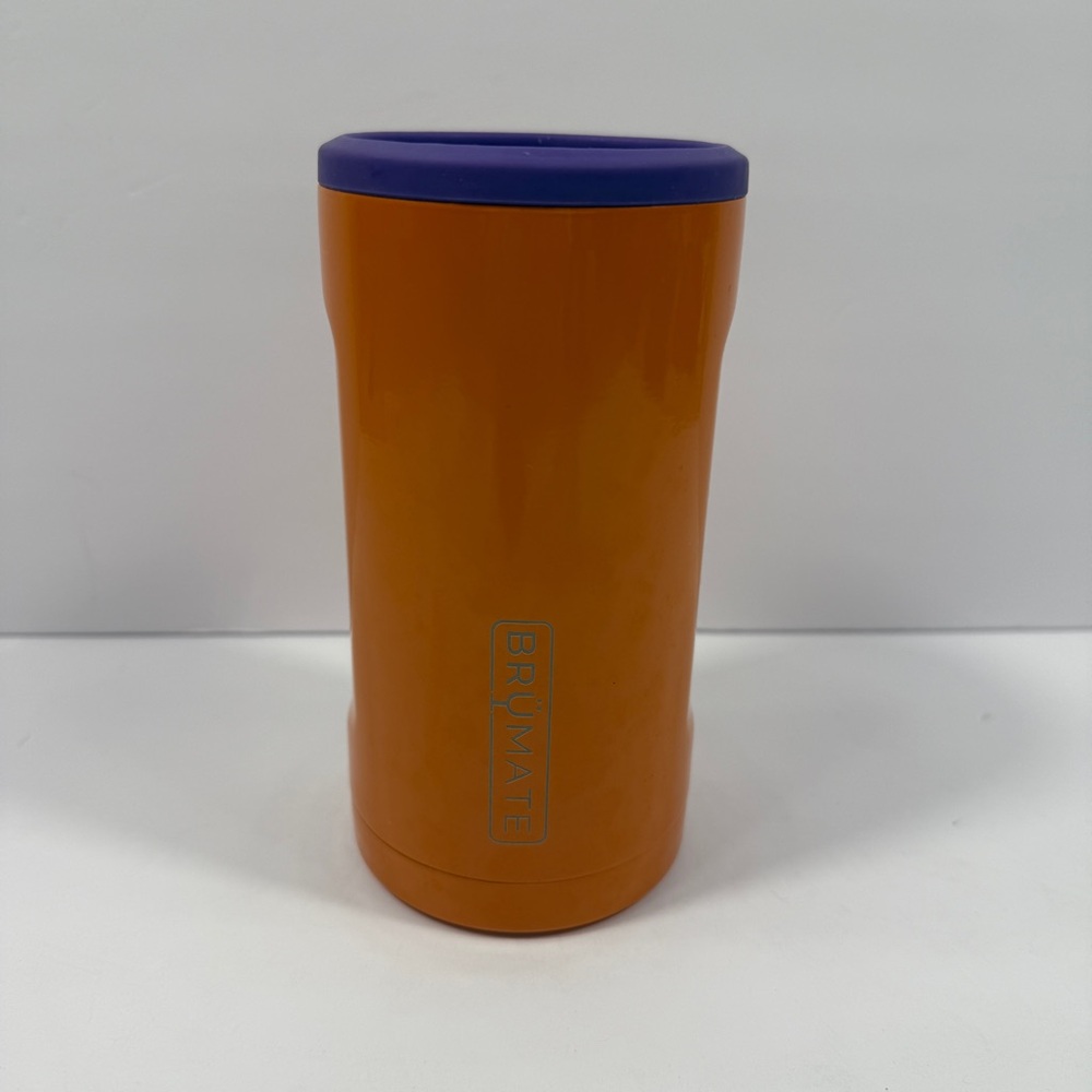 BrüMate Hopsulator Bott’l Orange Purple Bottle Koozie EUC